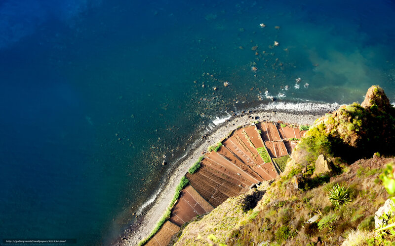 Terraced Fields on Cliff
