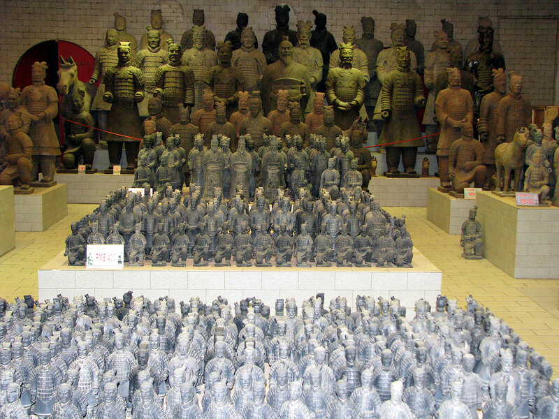 Terracotta Army Figures — Brown