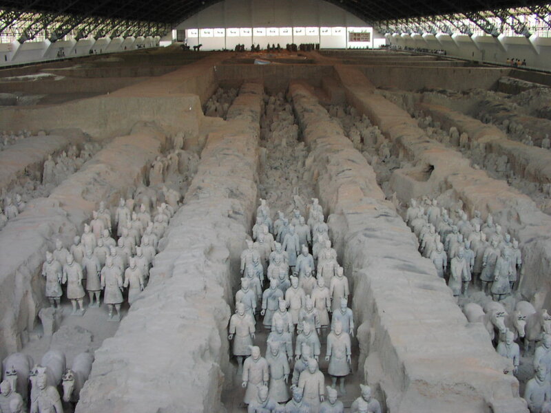 Terracotta Army pits