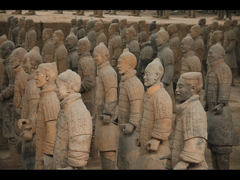 Terracotta Army soldiers