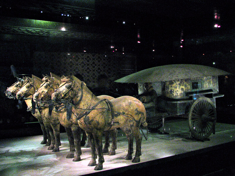 Terracotta Chariot and Horses