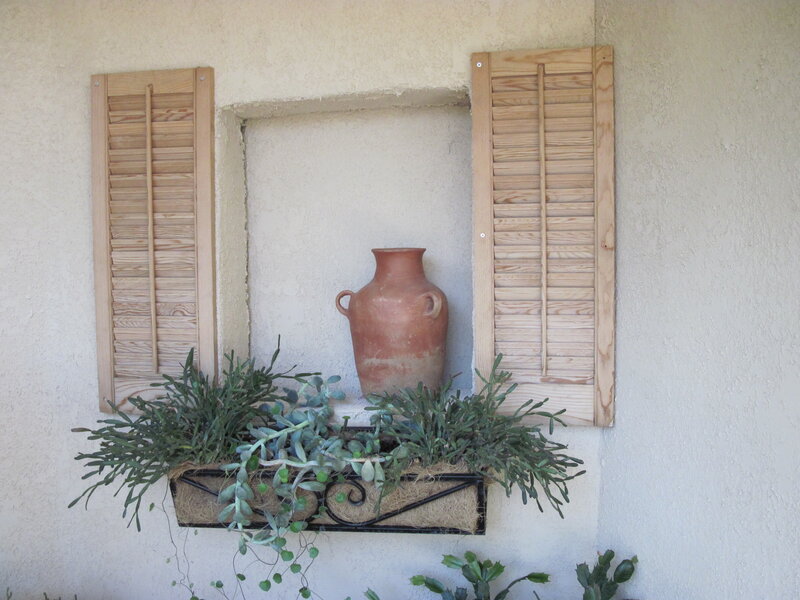 Terracotta Vase in Niche