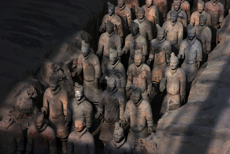 Terracotta Warriors — Brown, Dramatic
