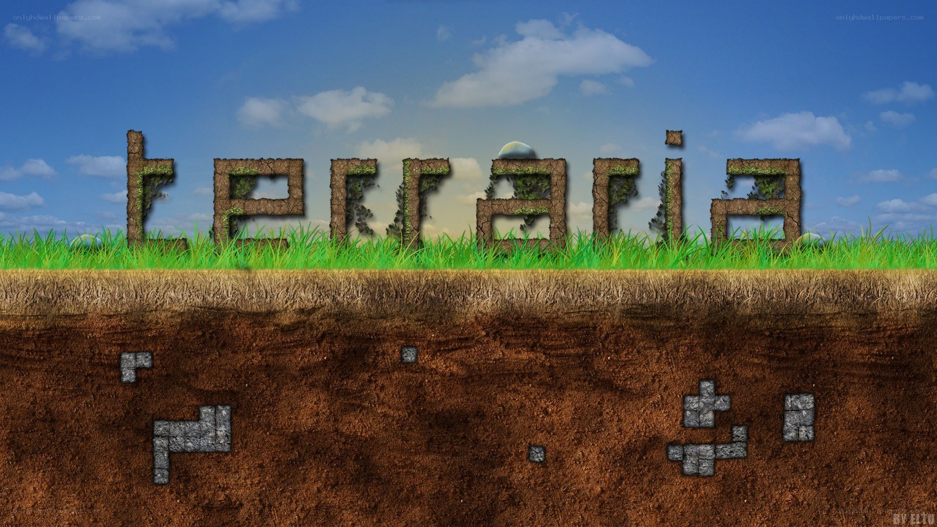 Terraia game title art