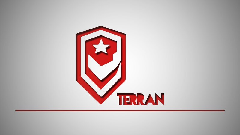 Terran logo with shield emblem