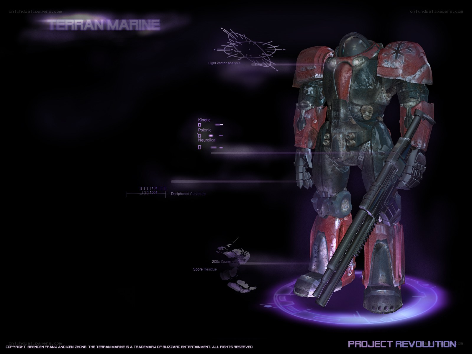 Terran Marine concept art