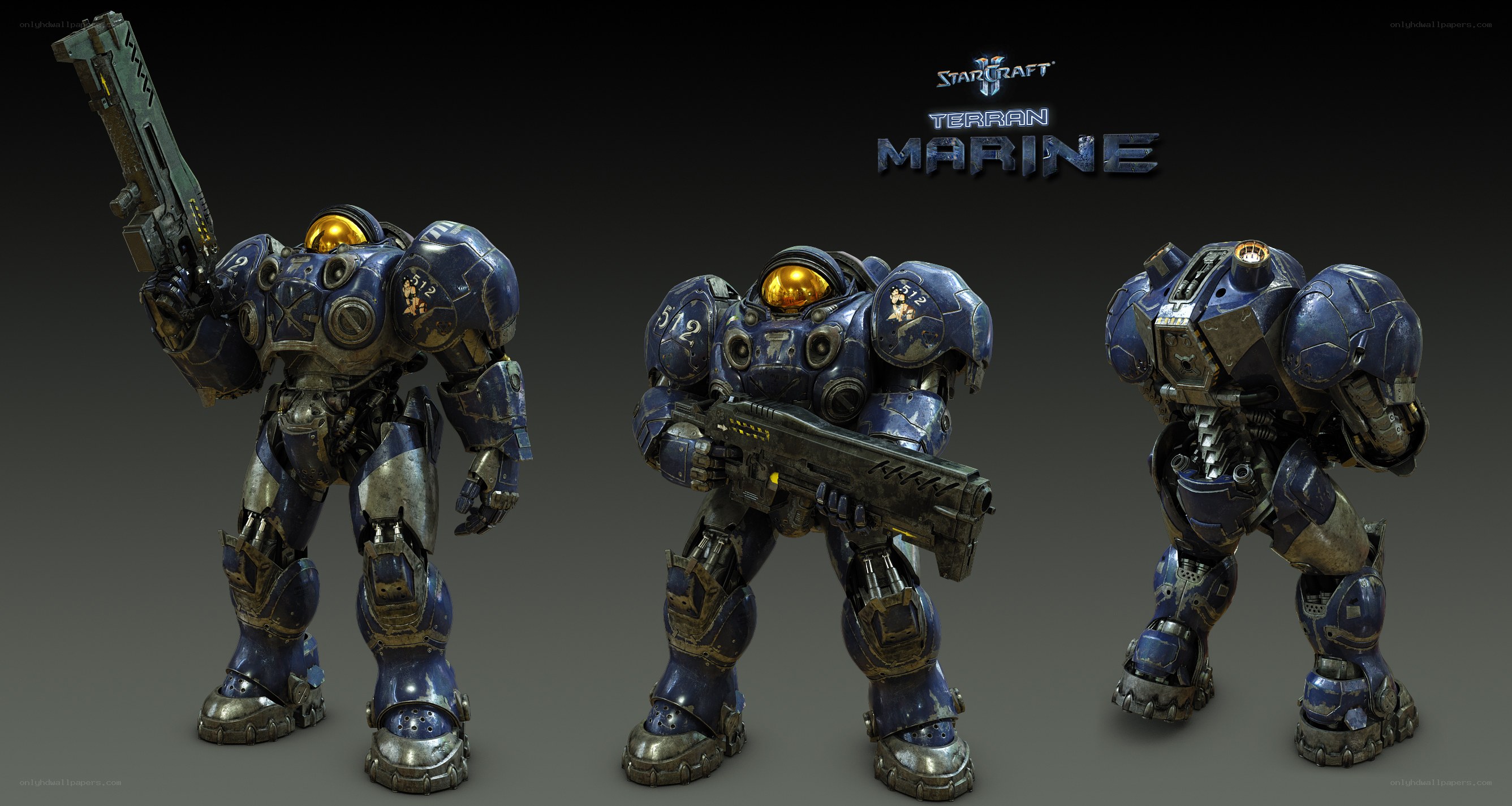 Terran Marine concept art