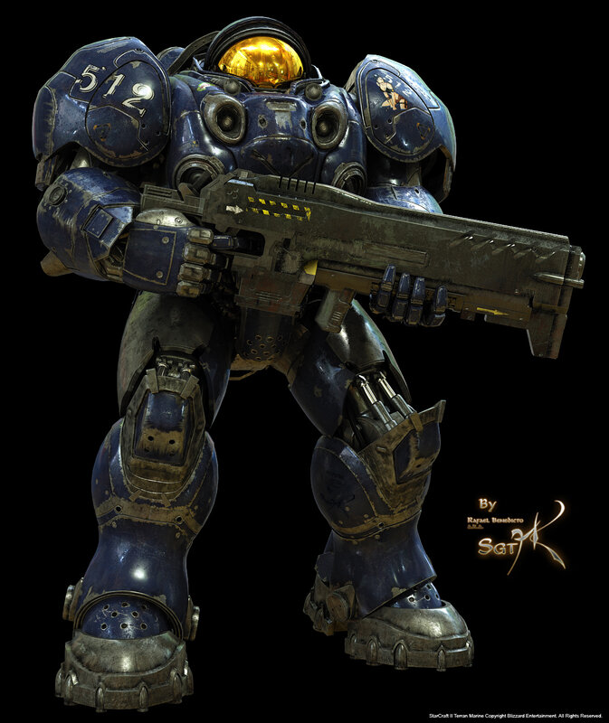 Terran Marine in Power Armor