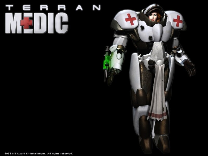 Terran Medic character art