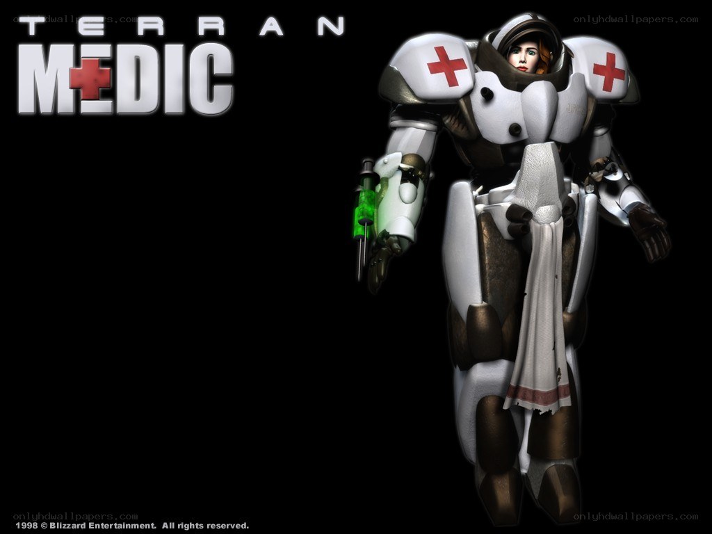 Terran Medic character art