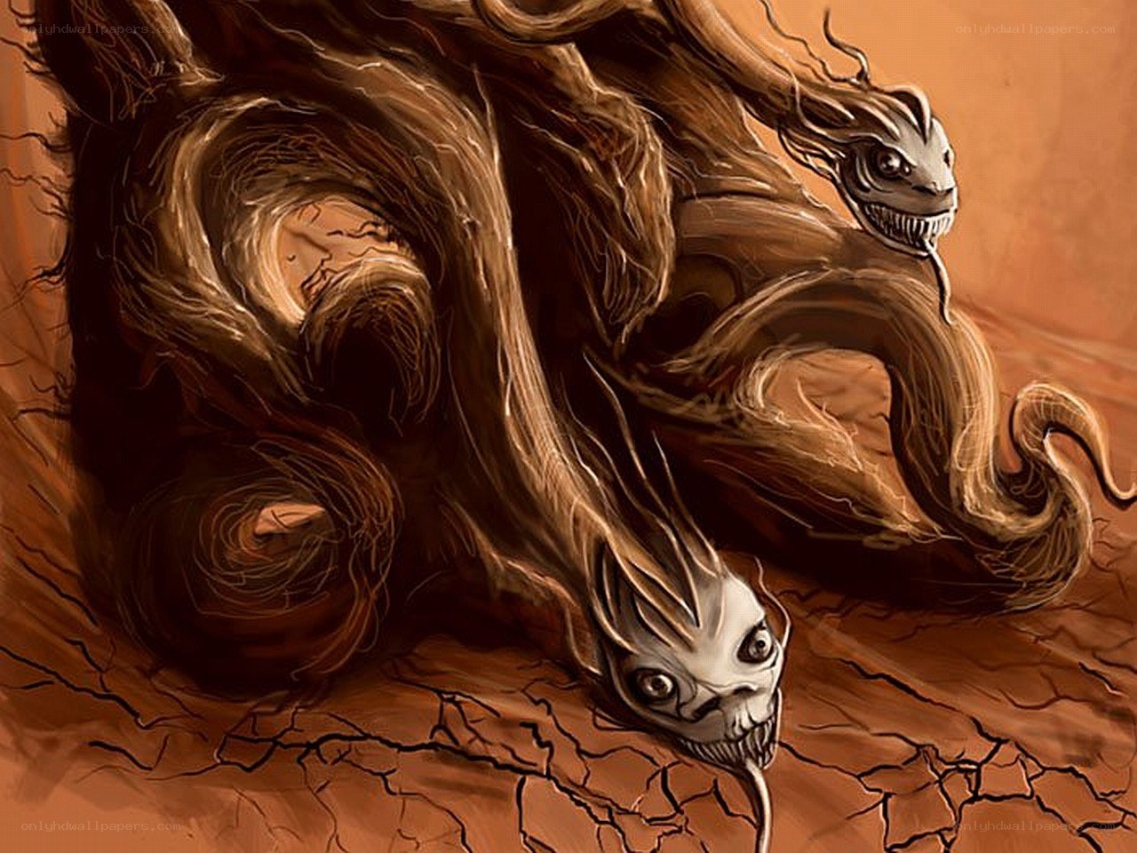 terrifying tree monster