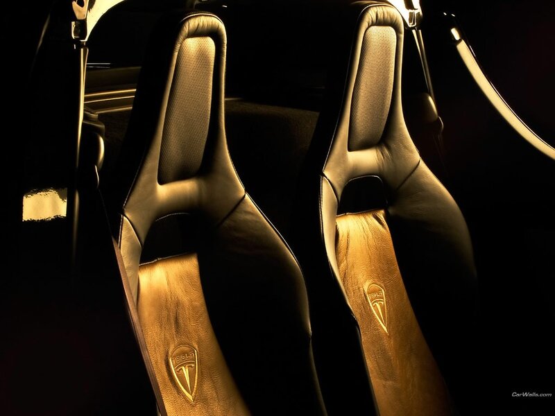 Tesla car interior seats