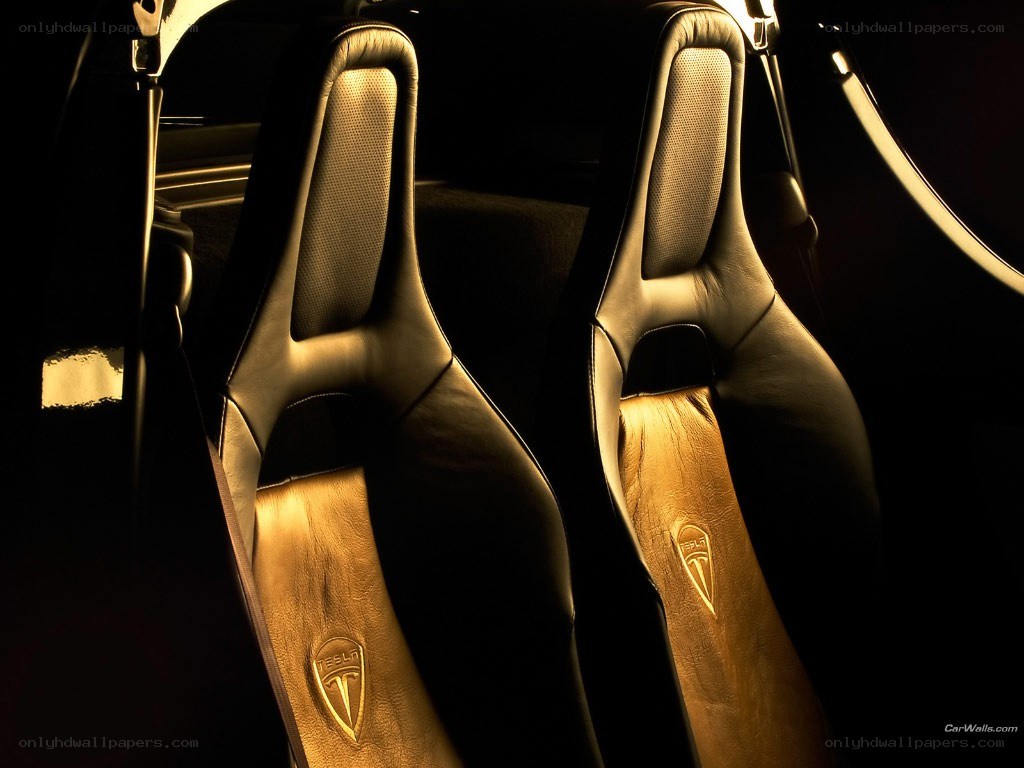 Tesla car interior seats