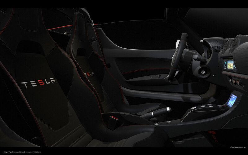 Tesla interior cockpit