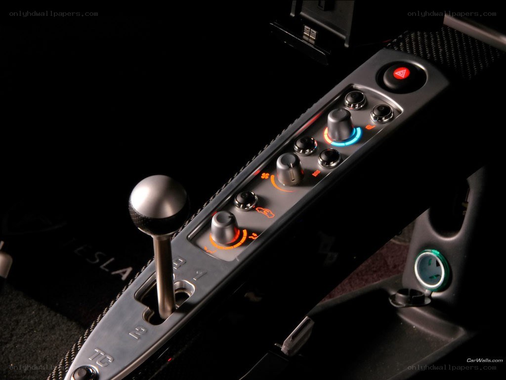Tesla Model S gear shifter