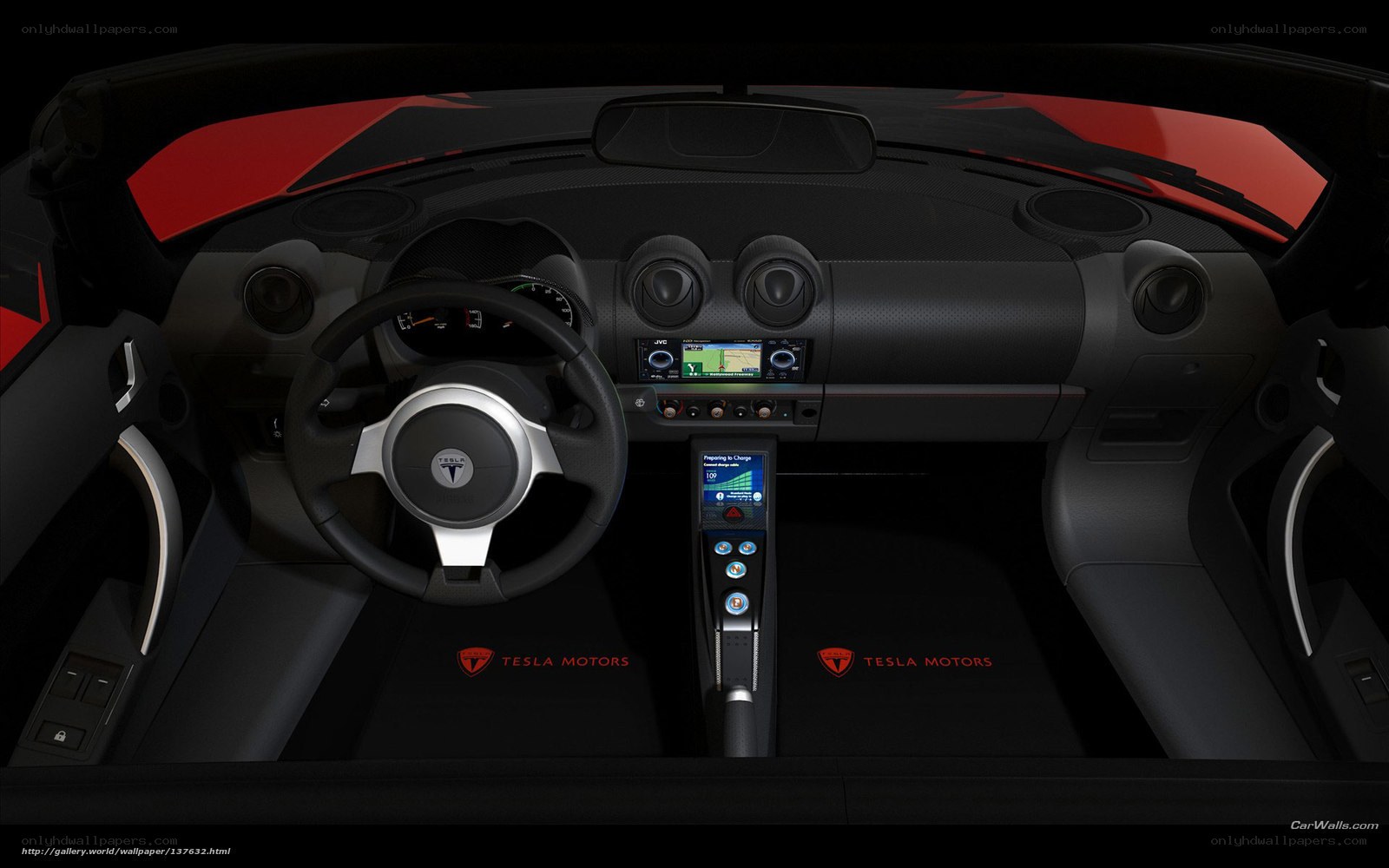 Tesla Roadster interior