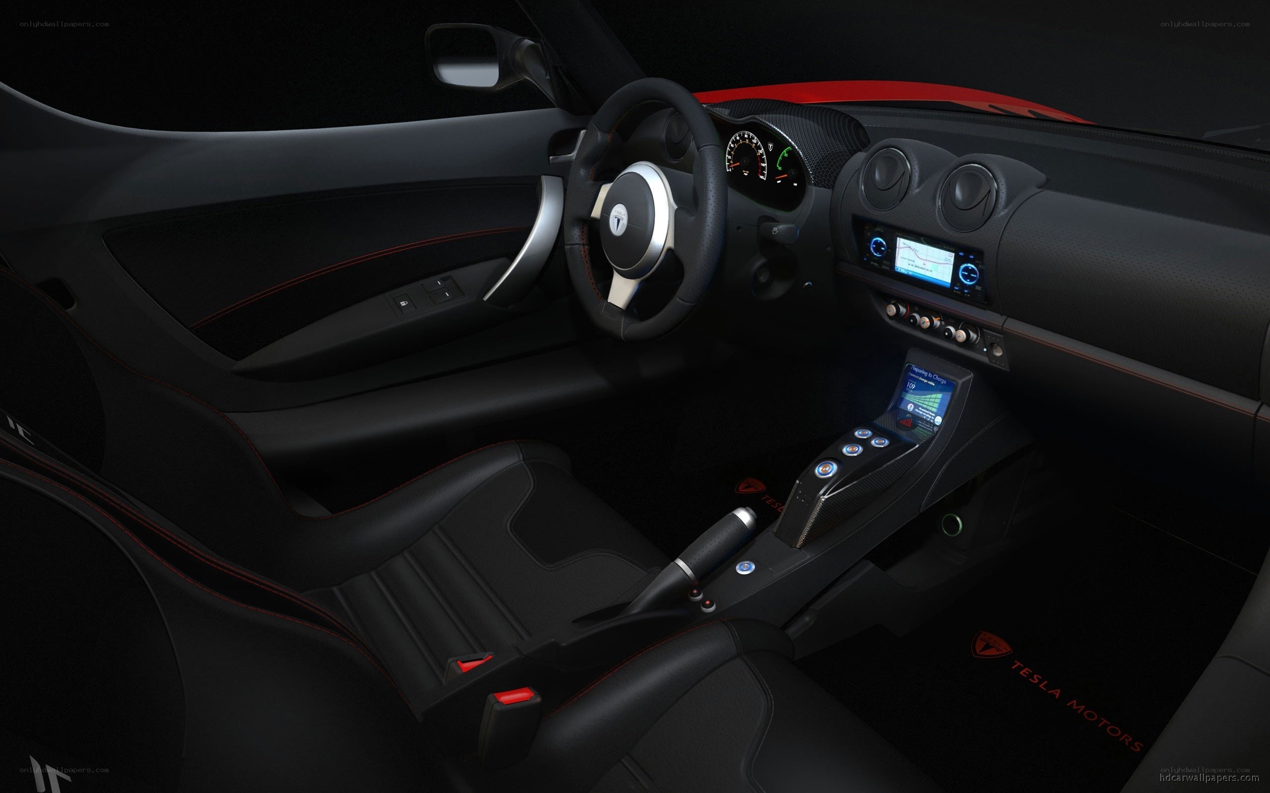 Tesla Roadster interior