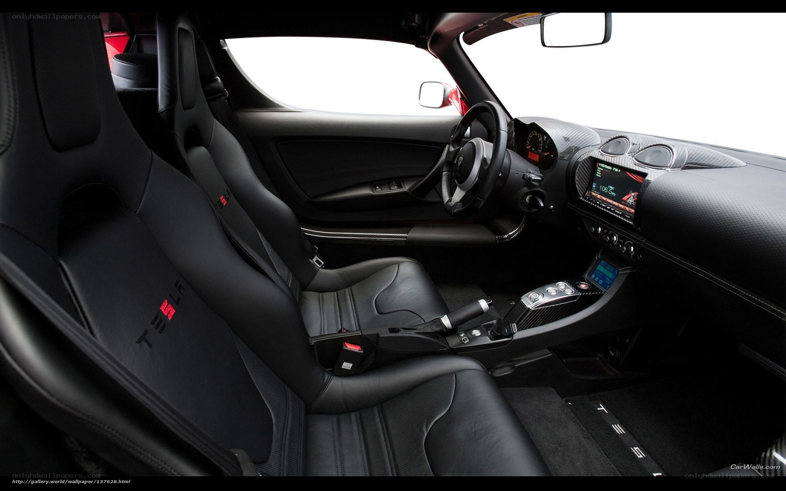 Tesla Roadster interior