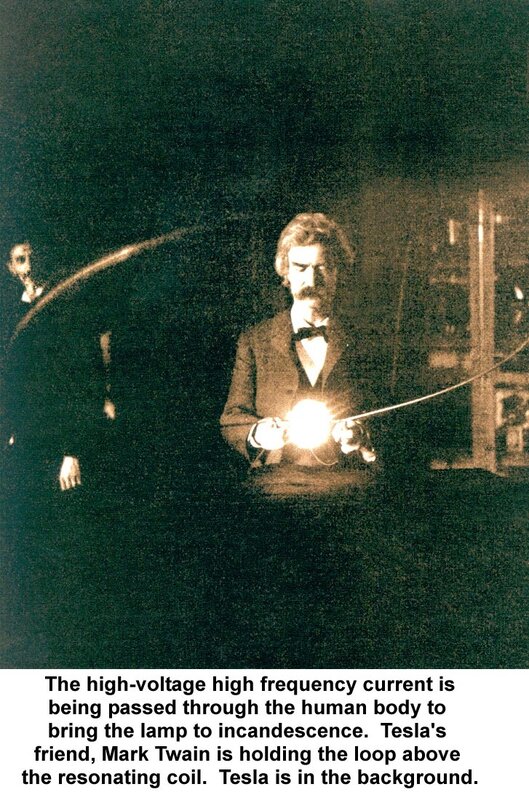 Tesla's electrical demonstration