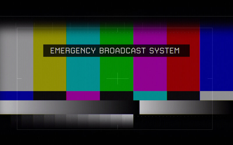 Test Pattern Screen — Black, Neutral, Digital Art