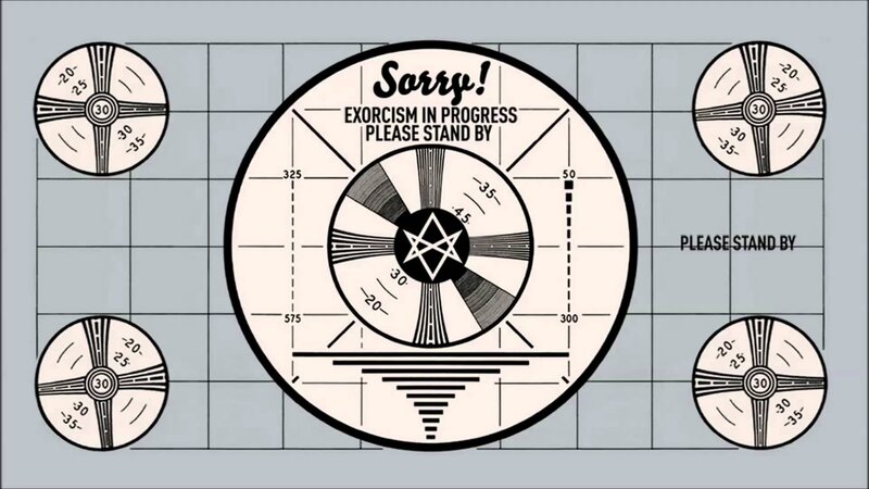 Test Pattern Screen — Gray, Humorous