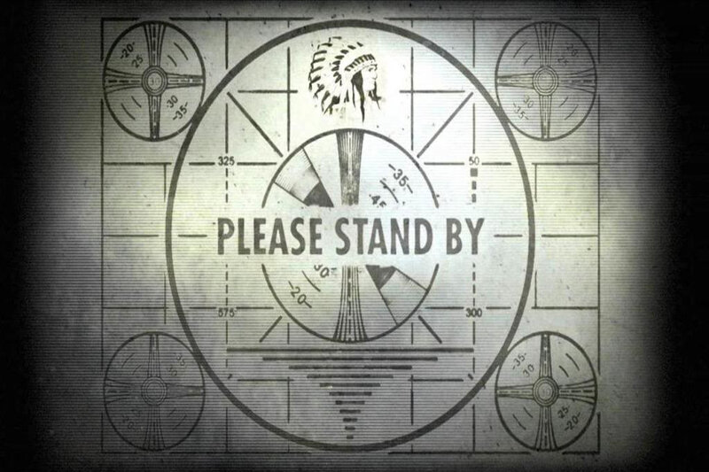 Test pattern with message