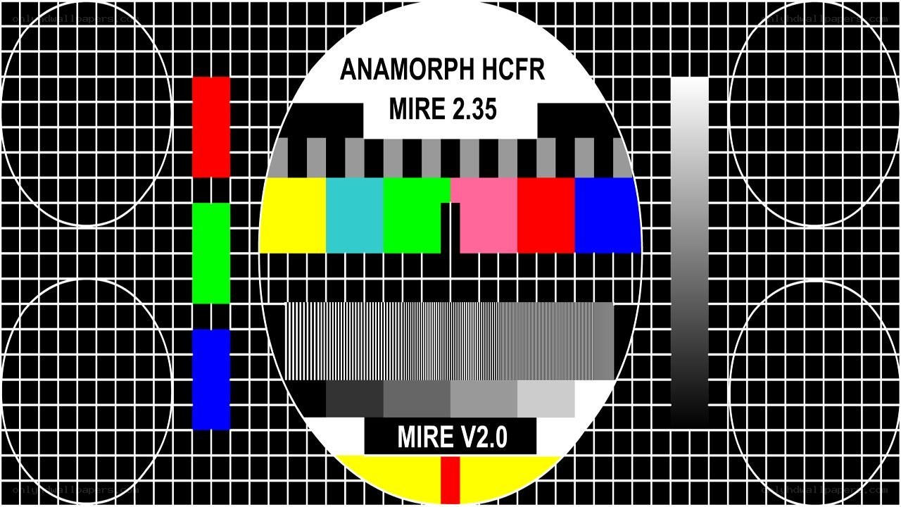 Test pattern with MIRE labels