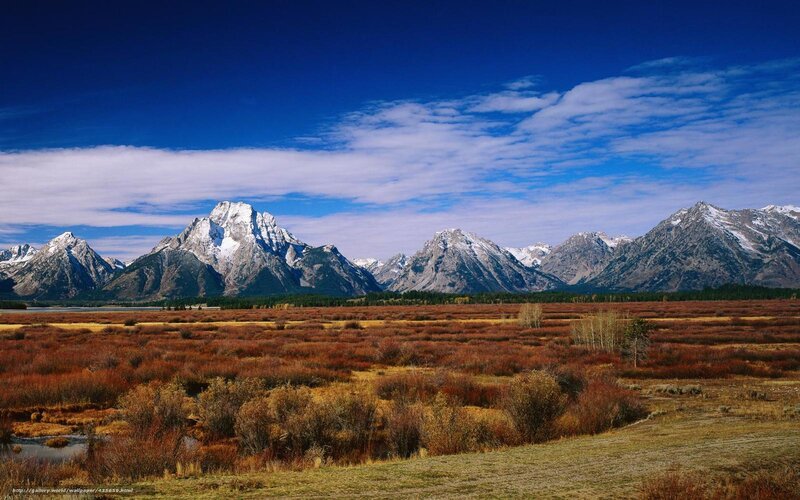 Teton Mountains landscape