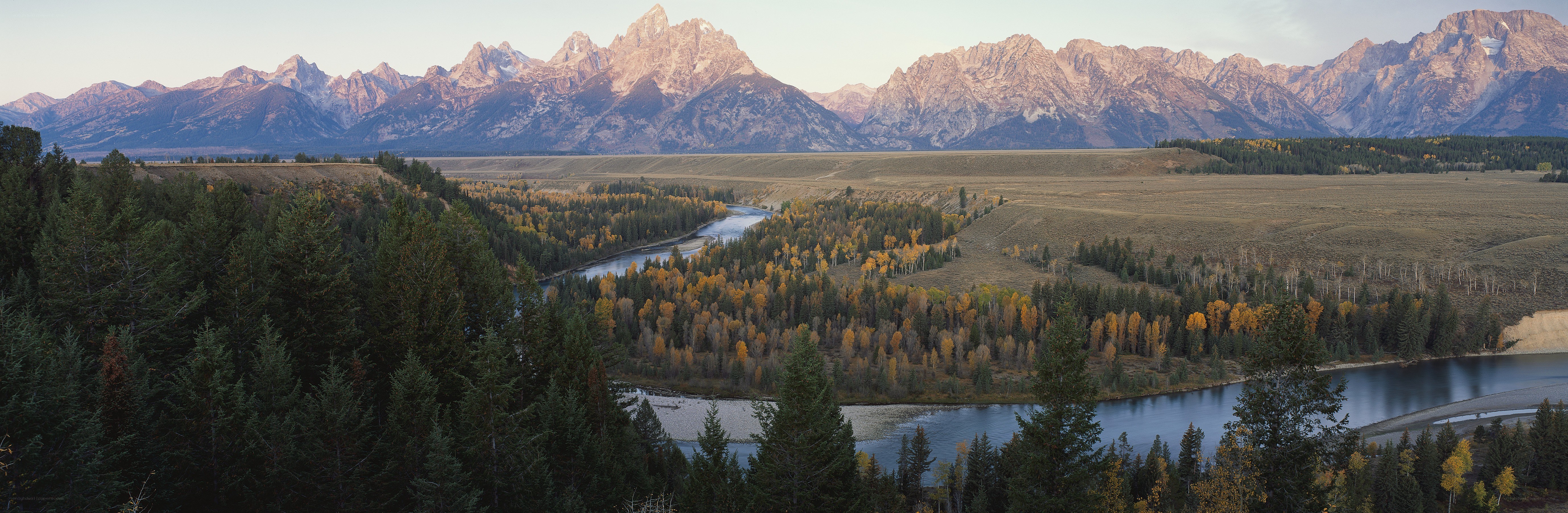 Teton Range at sunrise