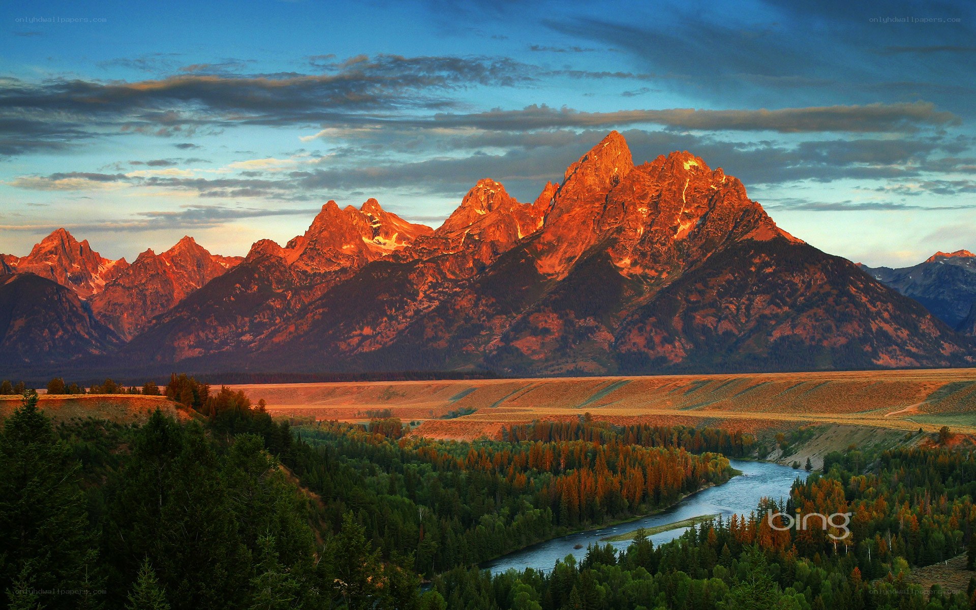 Tetons at sunrise