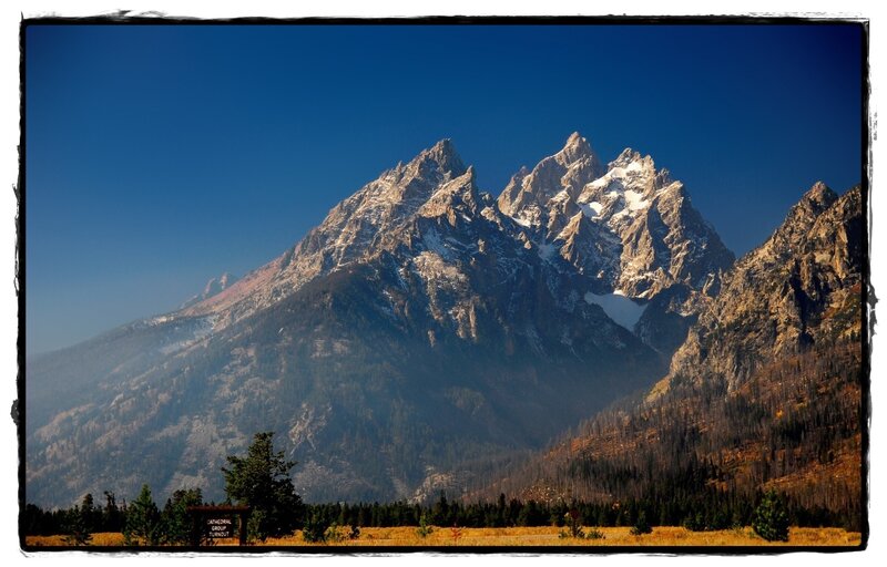 Tetons Mountain Range — Blue, Dramatic, Afternoon