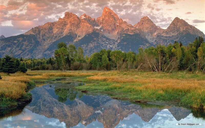 Tetons Mountain Range — Green