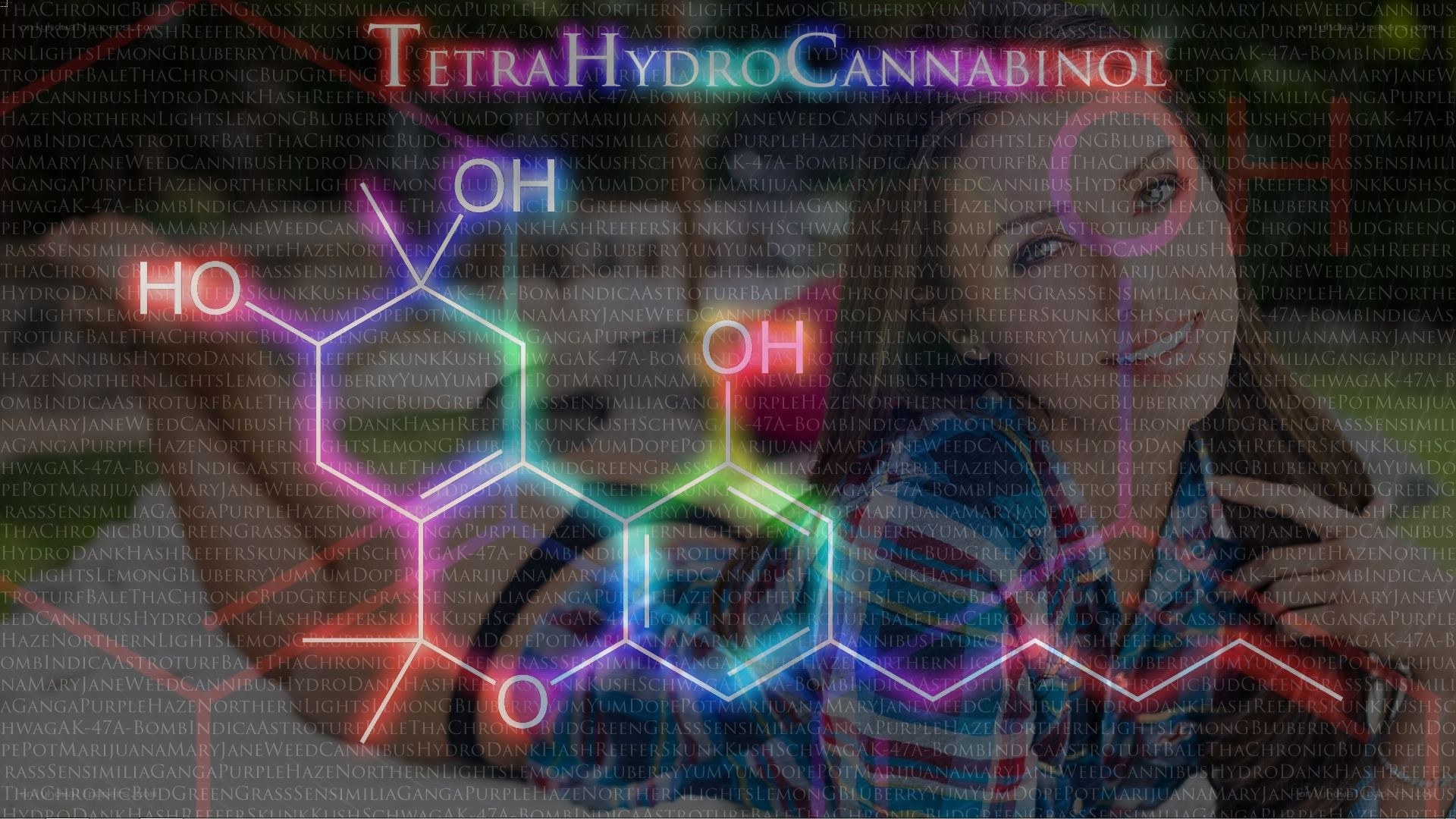 Tetrahydrocannabinol chemical structure