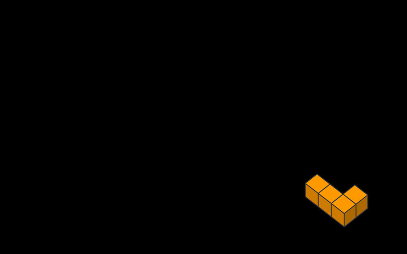 Tetris block logo