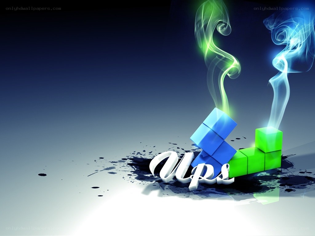 Tetris blocks with smoke