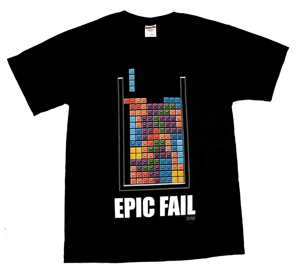 Tetris Epic Fail T-Shirt