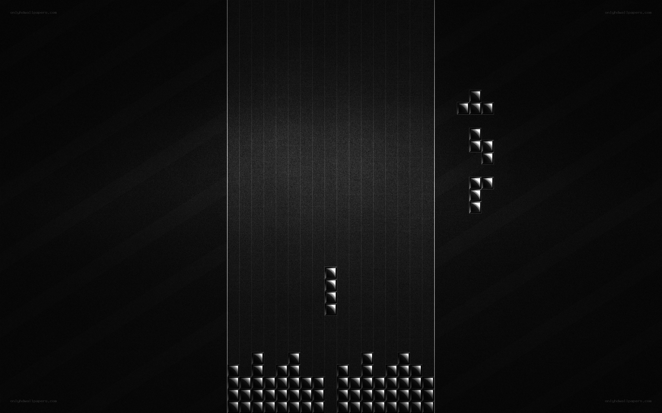 Tetris game screen