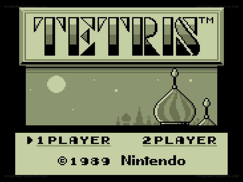 Tetris title screen