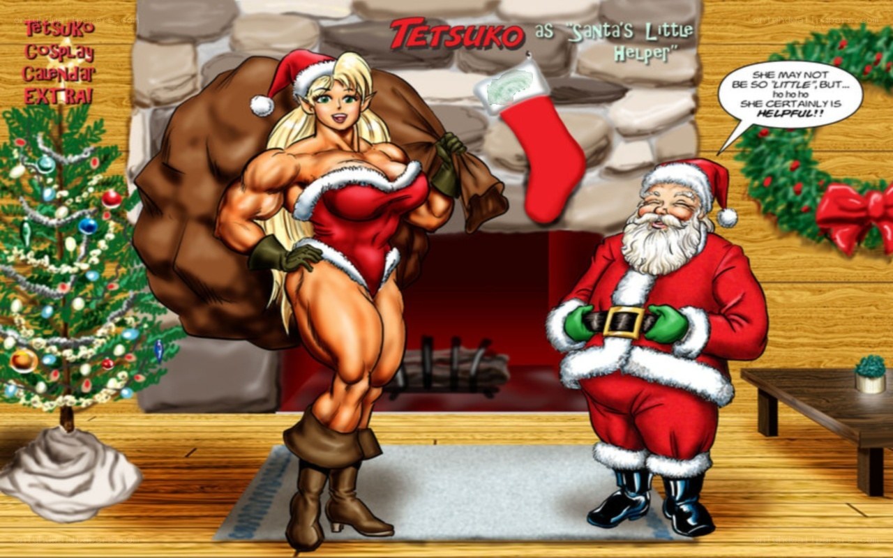 Tetsuko as Santa's Helper