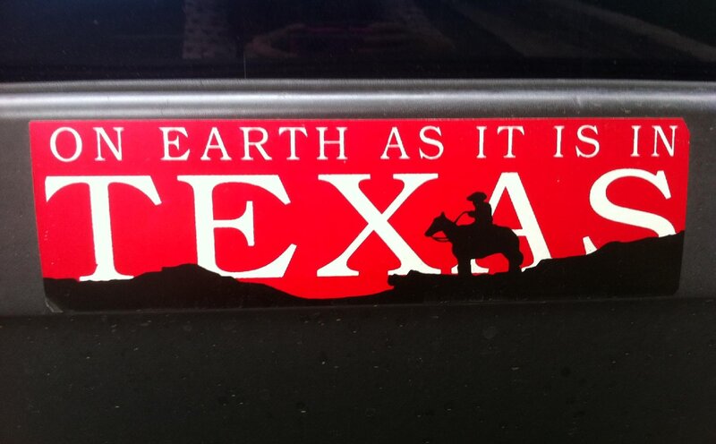 Texas Bumper Sticker