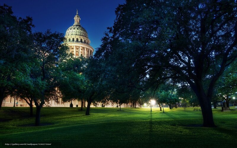 Texas State Capitol at night