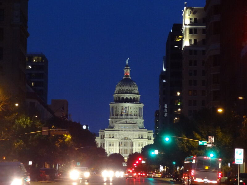 Texas State Capitol Building — Blue, Calm