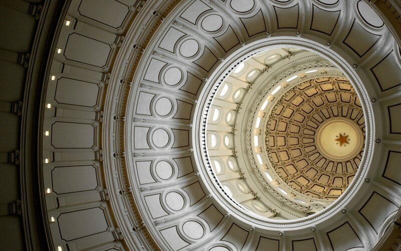 Texas State Capitol dome interior