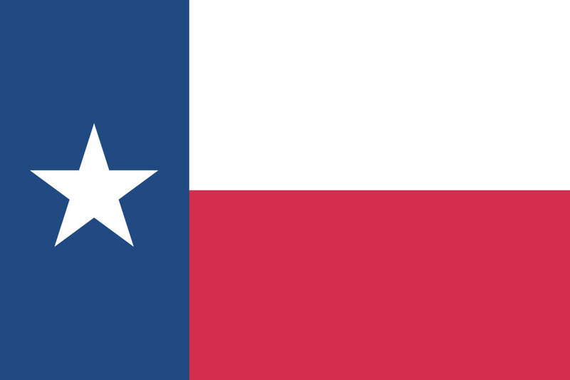 Texas State Flag — Blue, Neutral