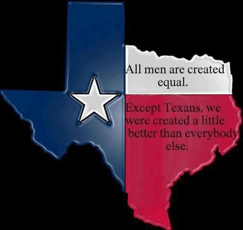 Texas State Flag — Blue, Proud