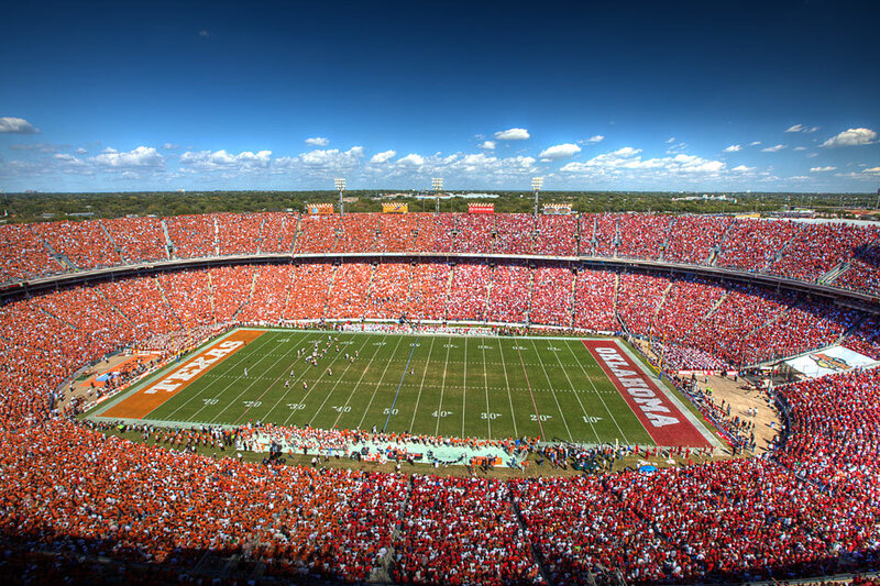 Texas vs Oklahoma football game