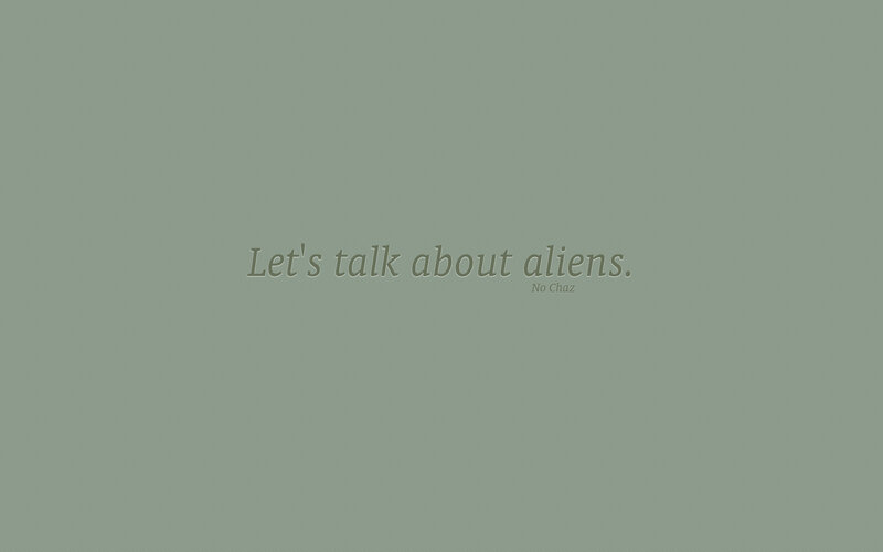 text about aliens