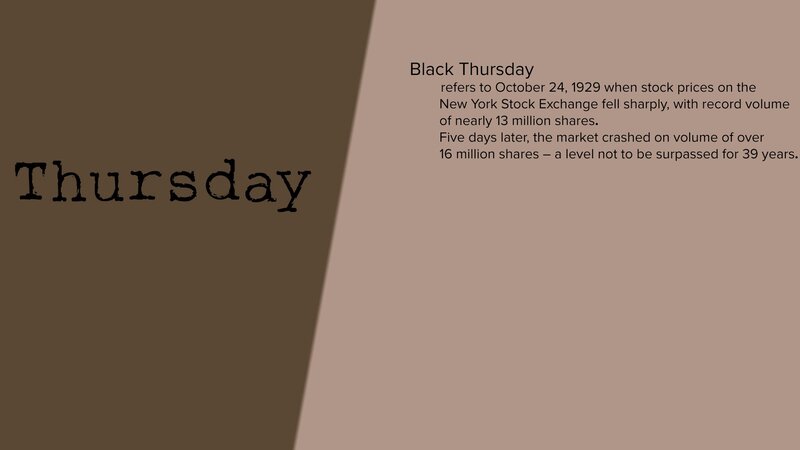 Text About Black Thursday