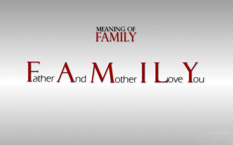 Text About Family Meaning