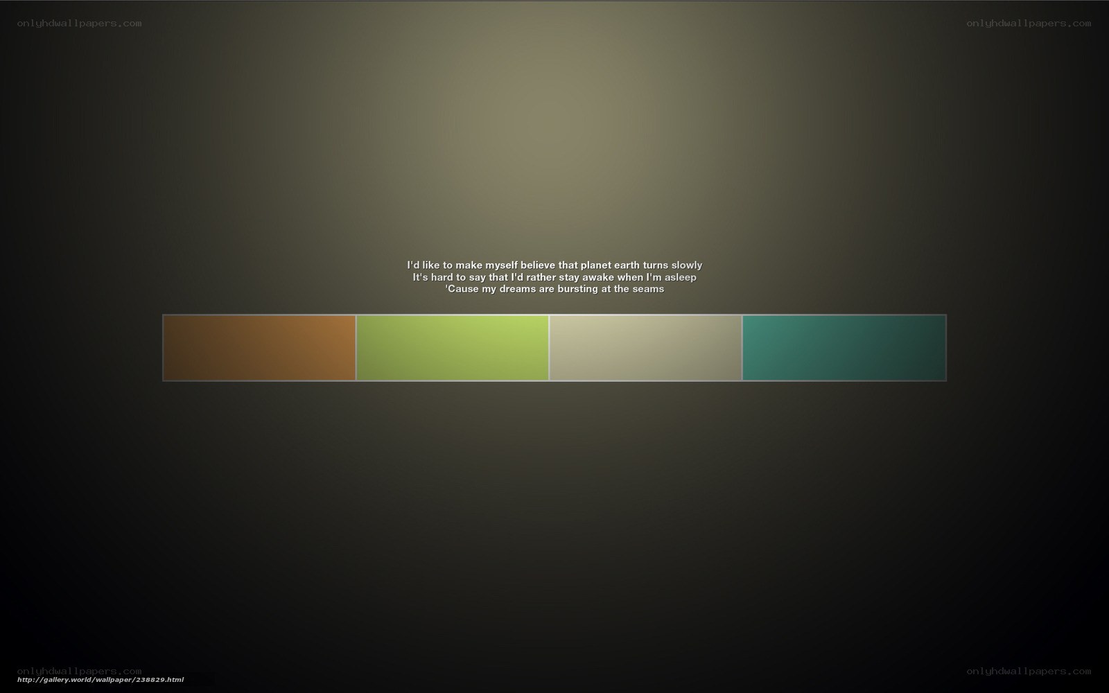 text and color blocks